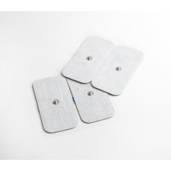 2" x 4" - Rectangle Dual Snap Cloth Electrode